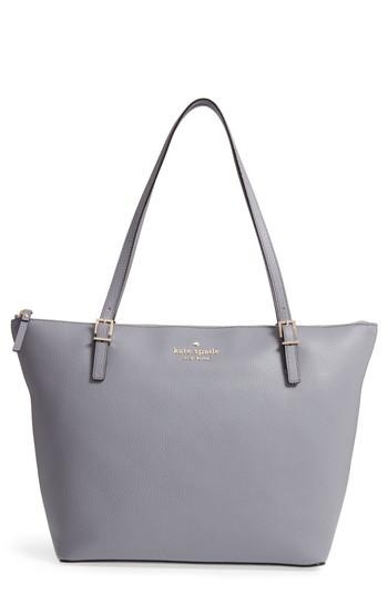Kate Spade New York Watson Lane - Maya Leather Tote - Grey