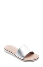 Women's Bernardo Emily Slide Sandal M - Metallic