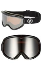 Women's Electric Charger Xl Snow Goggles - Dark Tourist/ Silver Chrome