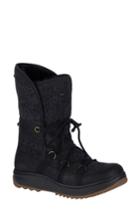 Women's Sperry Powder Ice Cap Thinsulate Insulated Water Resistant Boot .5 M - Black
