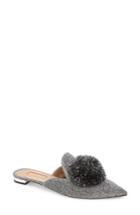 Women's Aquazurra Powder Puff Metallic Mule Us / 35eu - Metallic