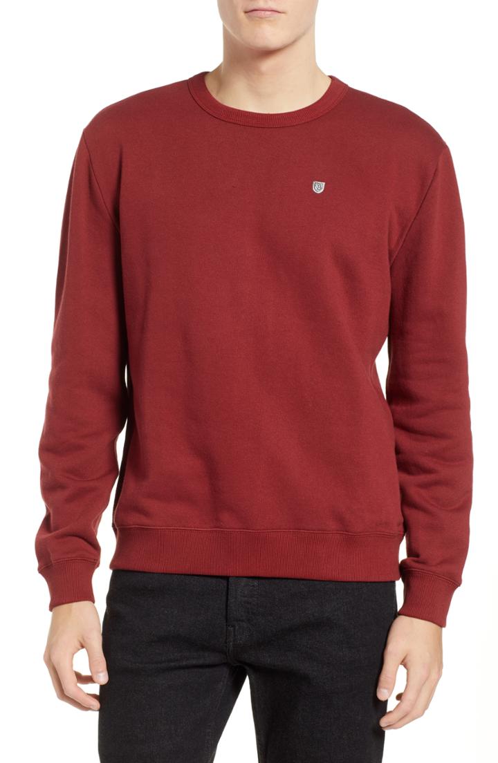 Men's Brixton B-shield Applique Crewneck Sweatshirt