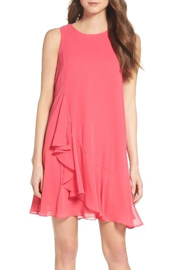 Women's Eliza J Asymmetrical Swing Dress - Pink
