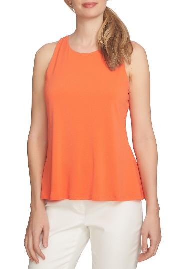 Women's Cece Twist Back Knit Top - Orange