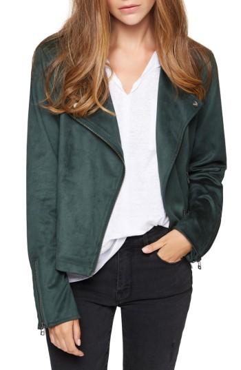 Women's Sanctuary Do It Right Faux Suede Moto Jacket