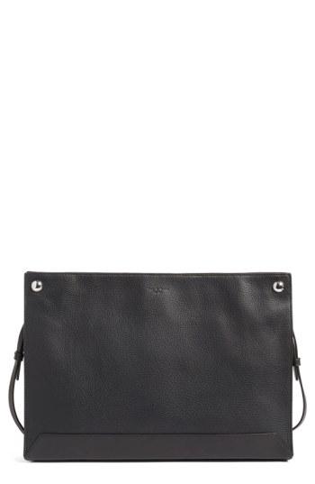 Rag & Bone Compass Pebbled Leather Crossbody Bag - Black