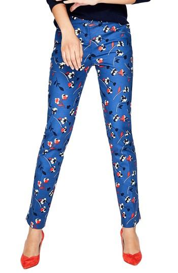 Women's Boden Richmond Stretch Cotton Trousers - Yellow