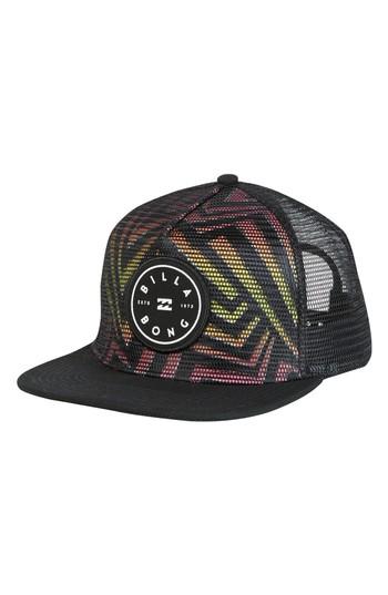 Men's Billabong Rotor Trucker Hat - Black