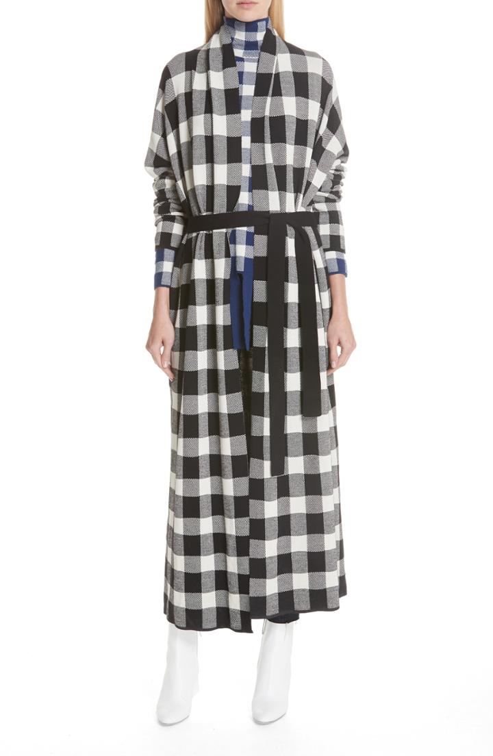 Women's Christian Wijnants Oversize Check Cardigan