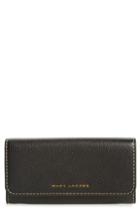 Women's Marc Jacobs Leather Continental Wallet - Black