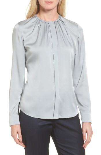 Women's Boss Banora Stretch Silk Blouse