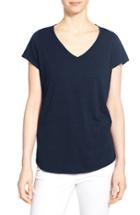 Women's Eileen Fisher Organic Cotton V-neck Short Sleeve Tee