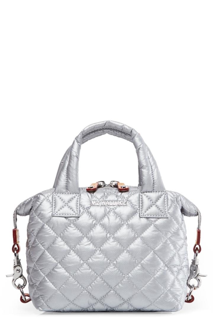 Mz Wallace Micro Sutton Tote - Metallic