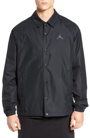 Men's Nike Wings Coach's Jacket, Size - Black
