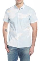 Men's Tori Richard Daybreak Trim Fit Camp Shirt - Blue