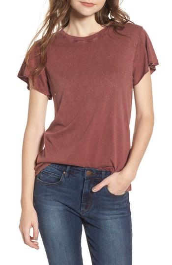 Women's Bp. Sparkle Tee - Burgundy