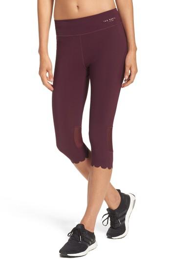 Women's Ted Baker London Scallop Hem Leggings