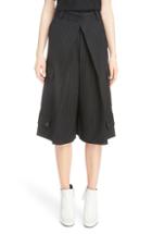 Women's Jw Anderson Pinstripe Culottes Us / 12 Uk - Black