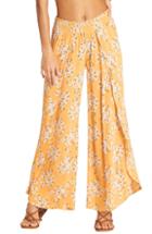 Women's Billabong Wandering Soul Wide Leg Pants - Yellow