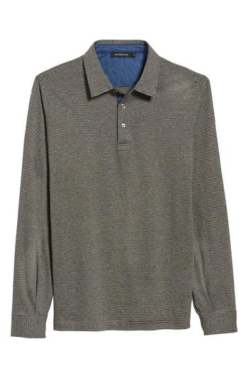 Men's Bugatchi Knit Polo, Size - Brown