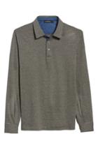 Men's Bugatchi Knit Polo, Size - Brown