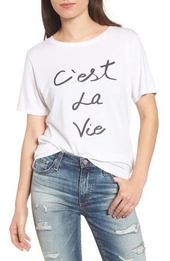 Women's South Parade C'est La Vie Tee - White