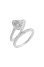 Women's Lafonn Joined At The Heart Pear-shaped Halo Ring