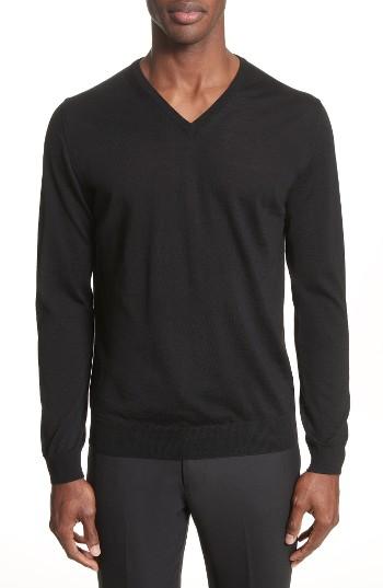 Men's Lanvin Wool V-neck Sweater
