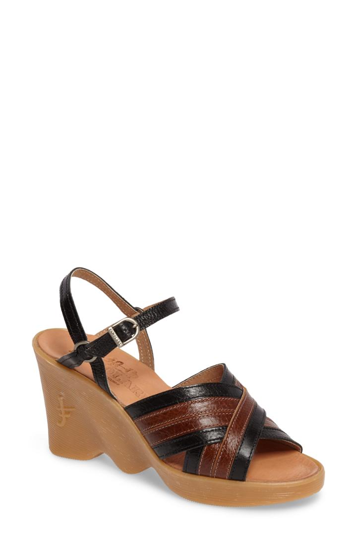 Women's Famolare Double Cross Wedge Sandal