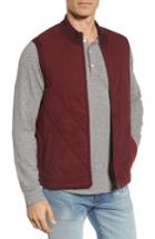 Men's Barbour Barra Mixed Media Vest, Size - Red
