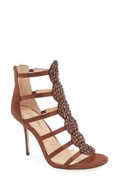 Women's Imagine By Vince Camuto 'reya' Crystal Sandal M - Brown