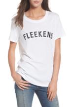 Women's Sub Urban Riot Fleekend Graphic Tee - White
