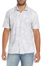 Men's Tommy Bahama Falling Fronds Camp Shirt - Grey