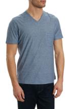 Men's Robert Graham Orchidlands Stripe T-shirt - Blue