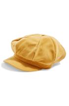 Women's Topshop Slouchy Baker Boy Hat - Yellow