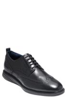 Men's Cole Haan Grandev?lution Wingtip Derby .5 M - Black