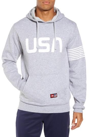 Men's The North Face International Collection Logo Print Hoodie - Grey
