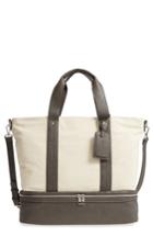 Sole Society Canvas Overnight Tote - Beige