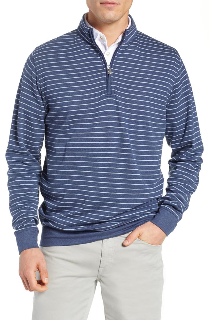 Men's Peter Millar Classic Fit Pullover, Size - Blue