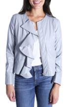 Women's Kut From The Kloth Dahliana Faux Leather Jacket - Grey