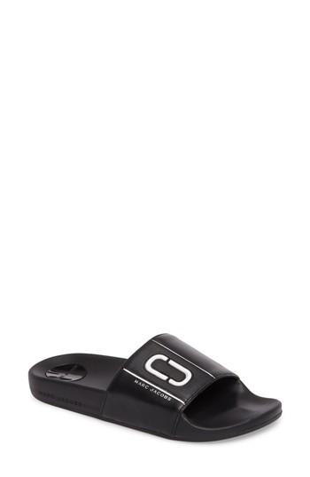 Women's Marc Jacobs Cooper Slde Sandal Us / 35eu - Black