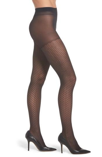 Women's Beautiful Legs By Caroline Fleming A Night In Paris Pantyhose - Black