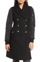 Women's Vince Camuto Double Breasted Hybrid Coat