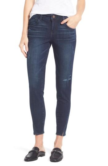 Women's Wit & Wisdom Twisted Seam Ankle Skimmer Jeans - Blue