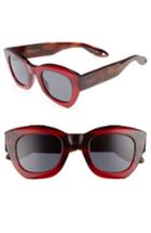 Women's Givenchy 48mm Cat Eye Sunglasses - Red