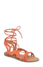 Women's Halogen Lilian Gladiator Sandal M - Orange