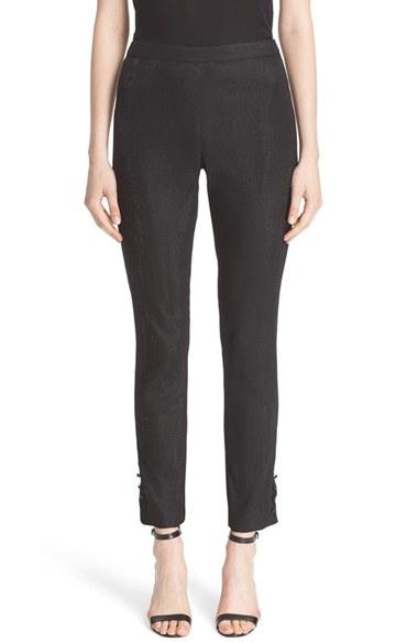 Women's St. John Collection Alexa Metallic Leggings