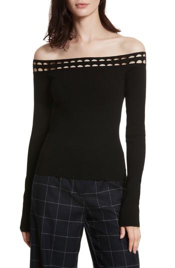 Women's Elizabeth And James Eniko Off The Shoulder Top - Black