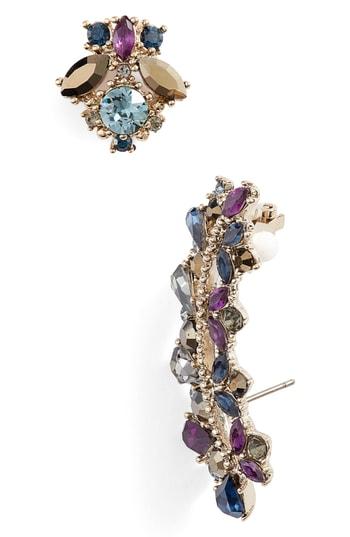 Women's Marchesa Ear Crawler & Stud Mismatched Earring