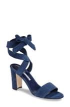 Women's Manolo Blahnik Tondala Wrap Sandal Us / 35eu - Blue